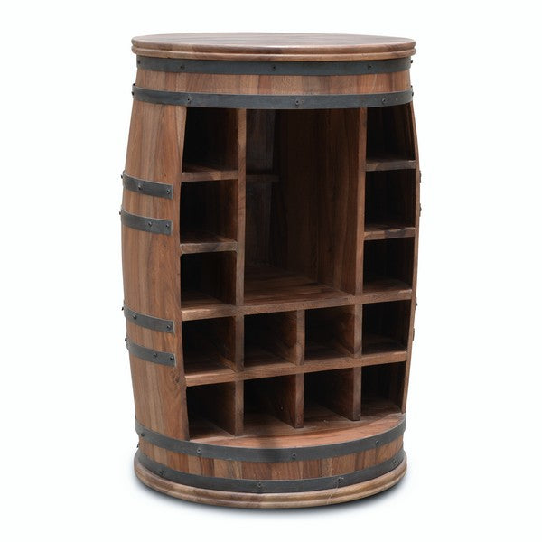 Barskab vintønde Rosey-Jo mørk Ø55x80 cm