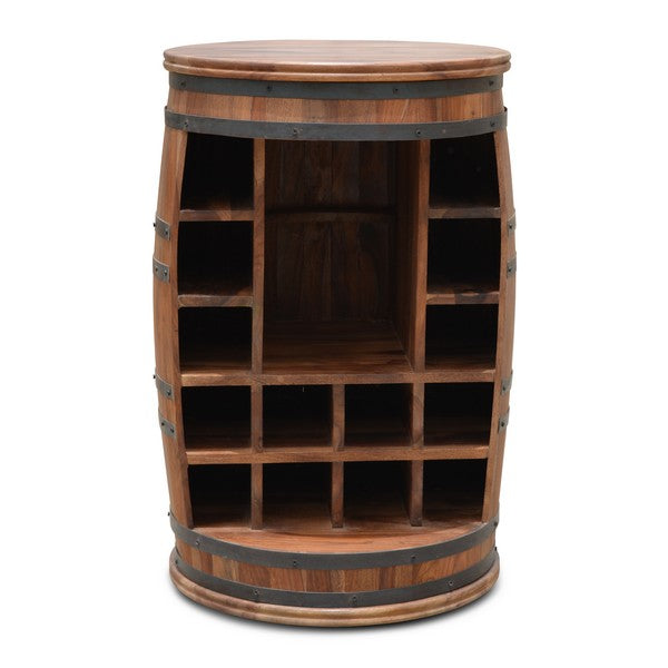 Barskab vintønde Rosey-Jo mørk Ø55x80 cm