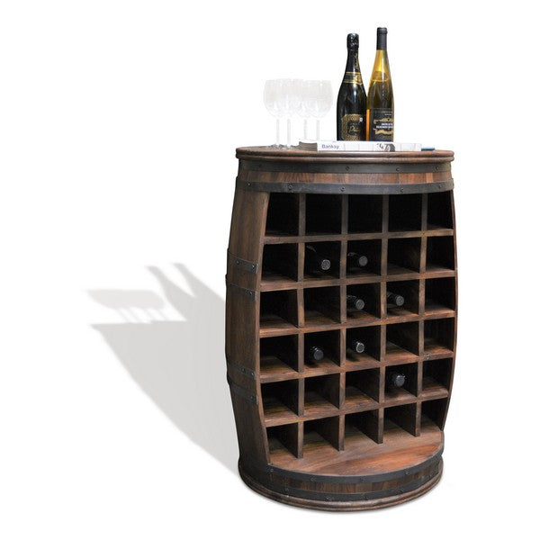 Barskab vintønde Rosey-O mørk Ø65x90 cm