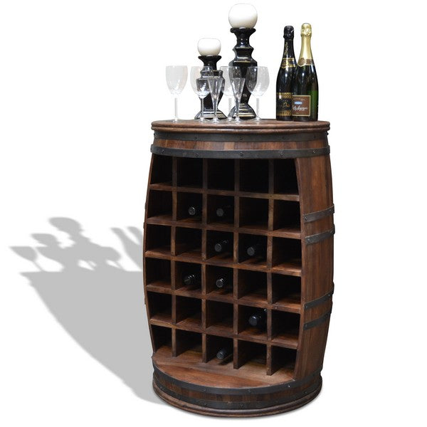 Barskab vintønde Rosey-O mørk Ø65x90 cm