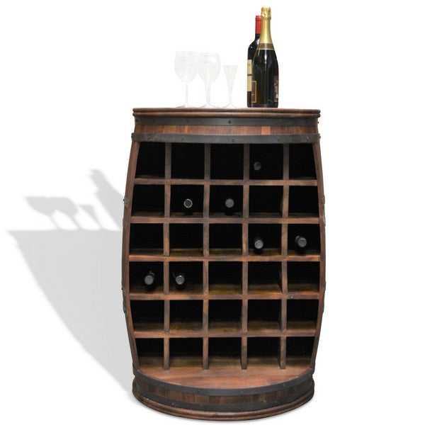 Barskab vintønde Rosey-O mørk Ø65x90 cm