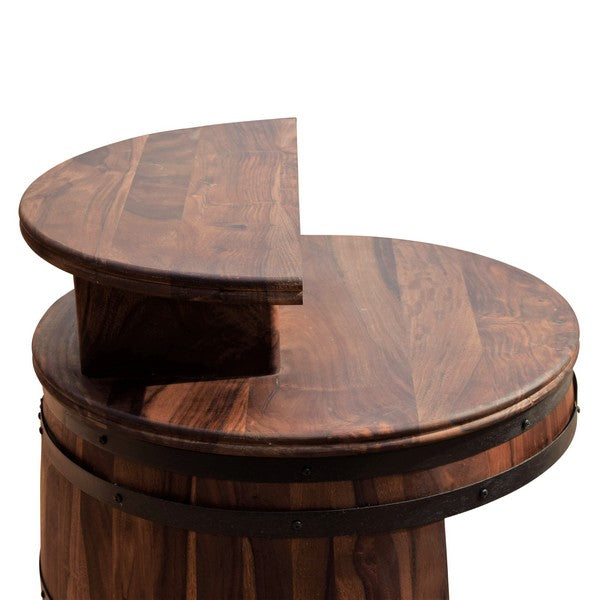 Barskab vintønde Rosey-Zee mørk tophylde Ø65x90 cm