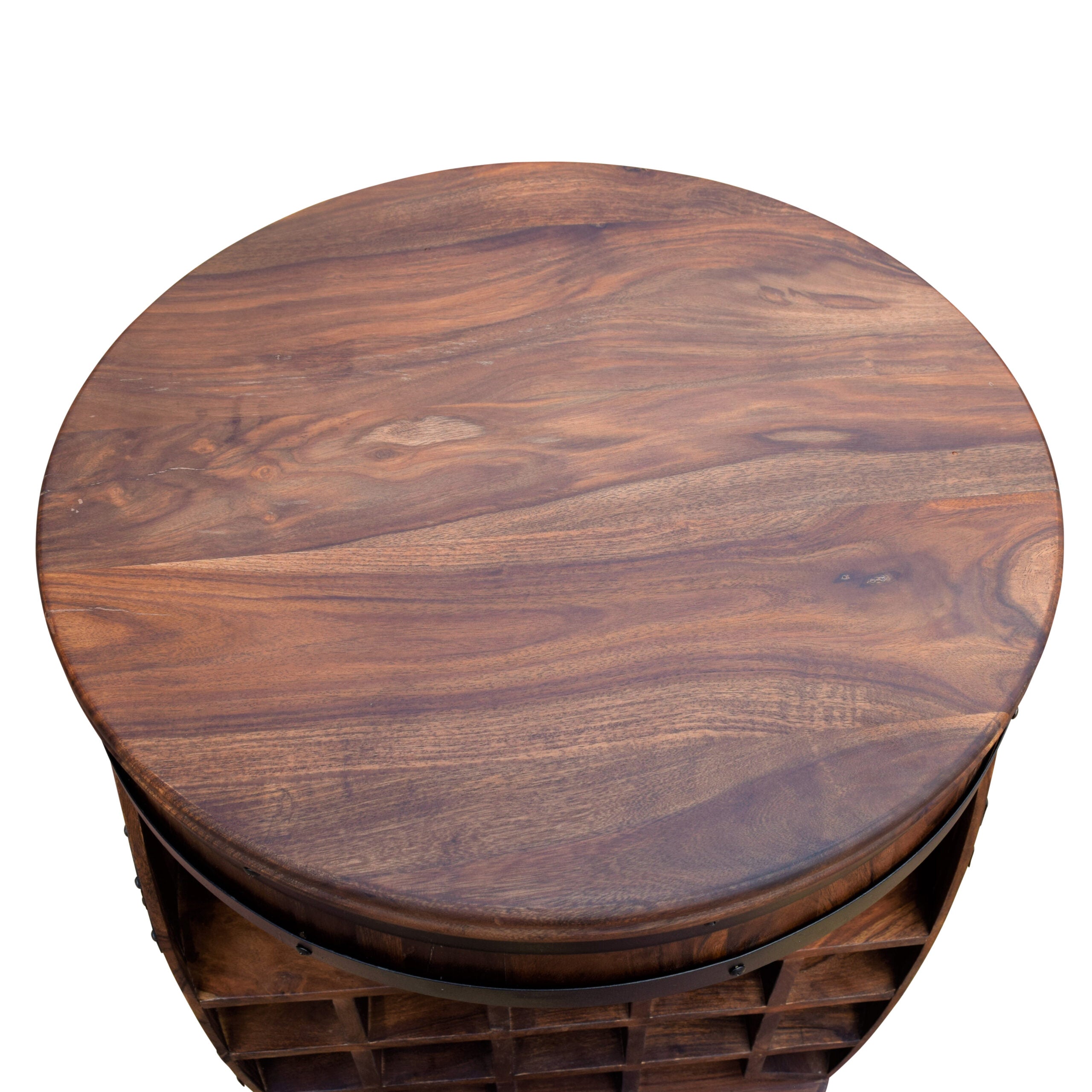 Barskab vintønde Rosey mørk Ø65x90 cm