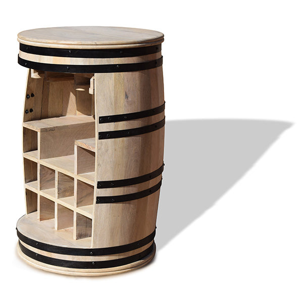 Barskab vintønde Manga-Say hvid Ø55x80 cm