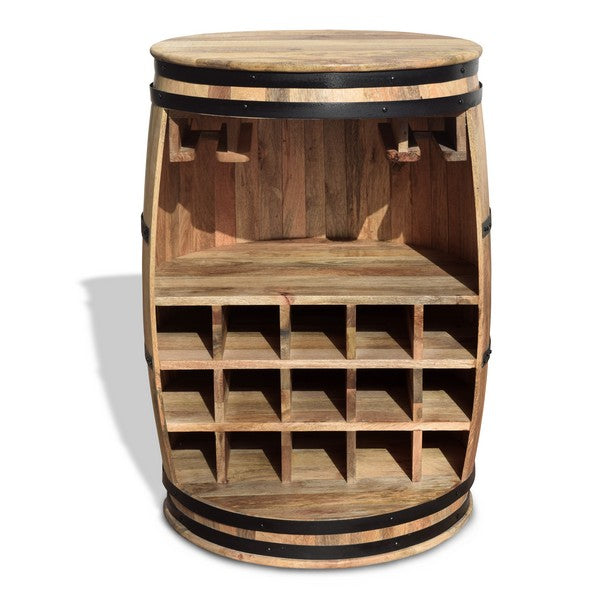 Barskab vintønde Rosey-Indica Ø65x90 cm