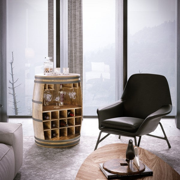 Barskab vintønde Rosey-Indica Ø65x90 cm