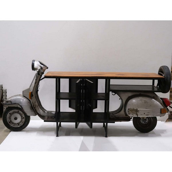 Nali Scooterdisk med god opbevaring 110x250x65 cm