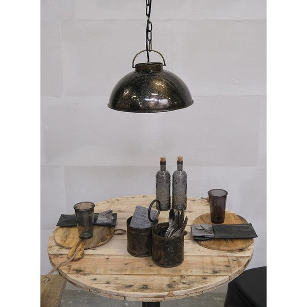 Thormann pendel small - mørkeblå marmoreret 20x30x30 cm