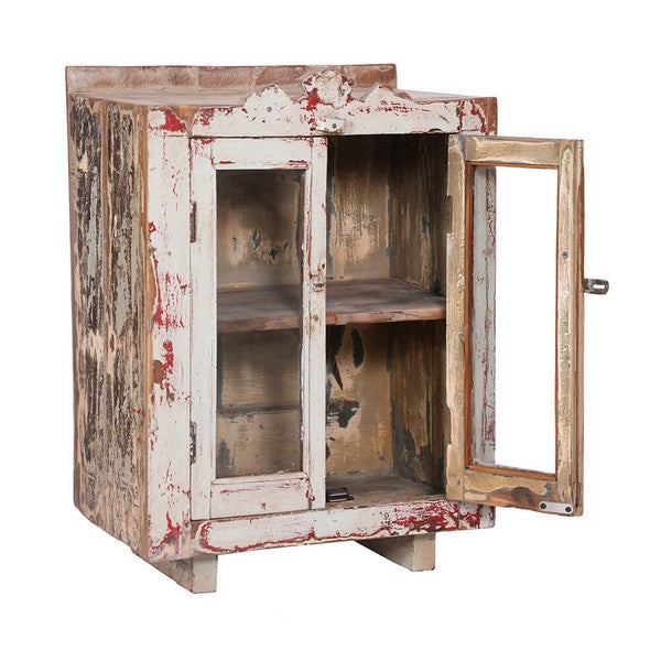 Unika vitrineskab med skøn patina 70x52x34 cm