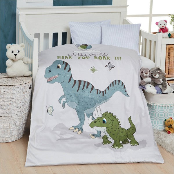 By Skagen babysengetøj dino bomuld 70x100 cm