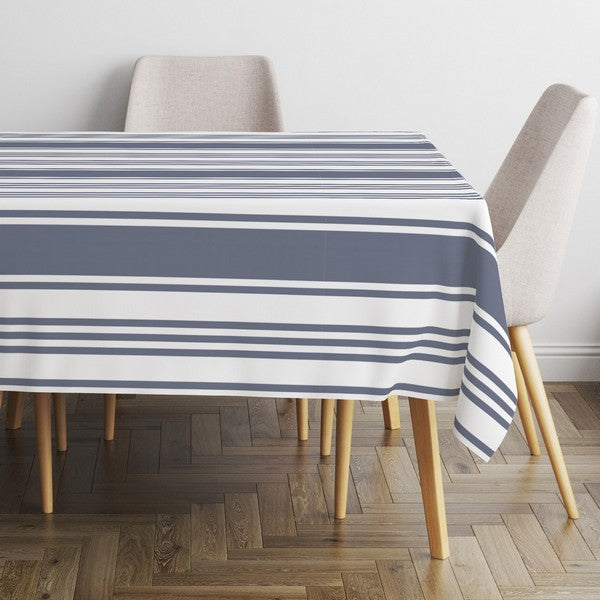 By Skagen Dug bomuld Bari 140x300 cm blå stribet