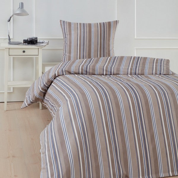 By Skagen sengetøj Enna bomuld stribet 140x220 cm
