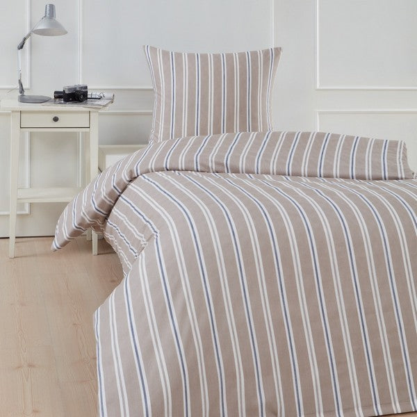 By Skagen sengetøj Foggia bomuld stribet 140x220 cm
