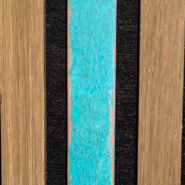 Lines til 25mm akustikpanel Forpatineret kobber 90 cm