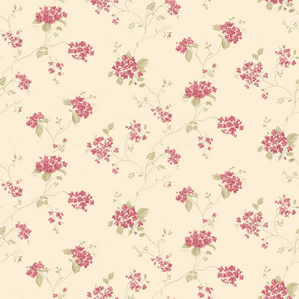 Tapet vilde blomster i retro 0,53x10 meter