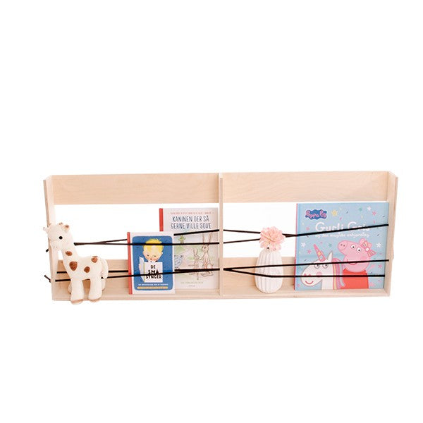 Dobbelt Gry Boghylde Birk 36,5x100x9 cm