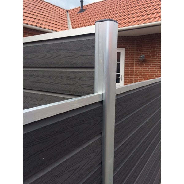 Kirkedal Alu top/bundskinne 1800 mm