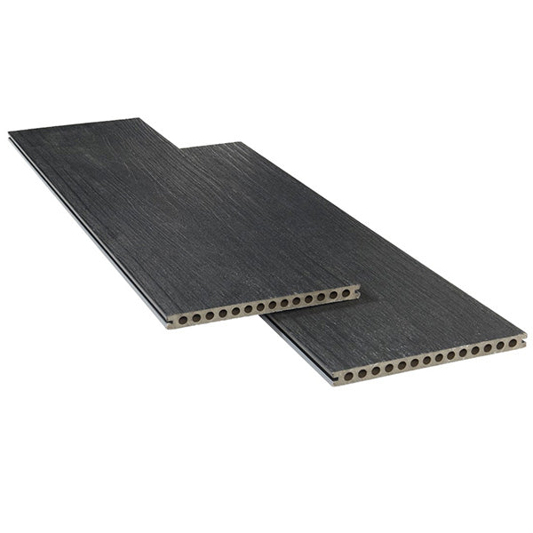 Kirkedal komposit terrasse HEIMDAL Black/Grey 22x300x6000 mm