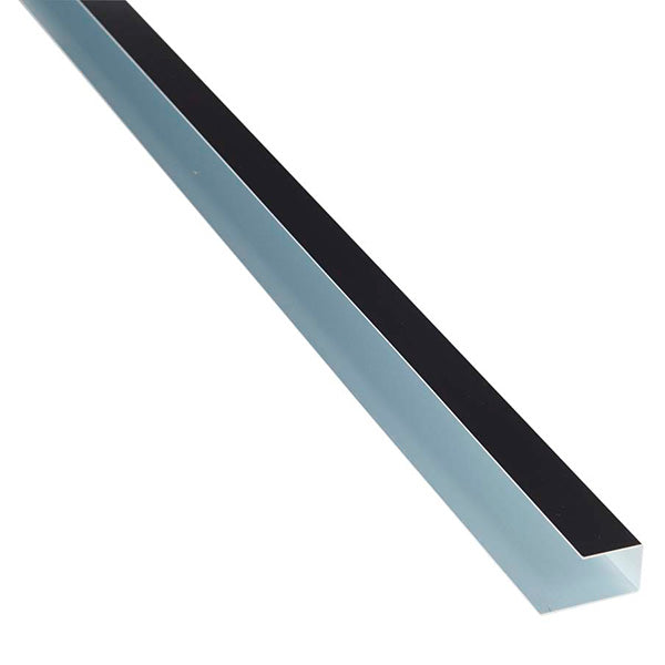 Kirkedal afslutningsliste Heimdal black 30x25x50x3000 mm