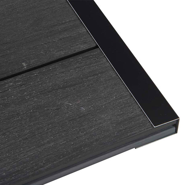 Kirkedal afslutningsliste Heimdal black 30x25x50x3000 mm