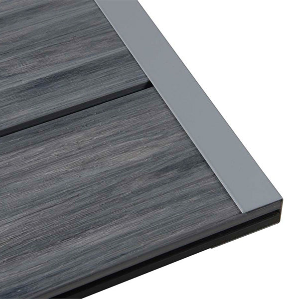 Kirkedal afslutningsliste Heimdal grey 30x25x50x3000 mm
