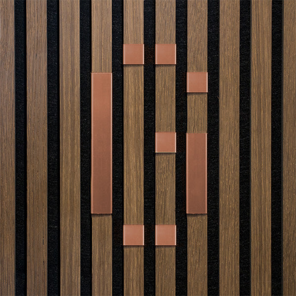 Bogstav til akustikpanel Kobber G