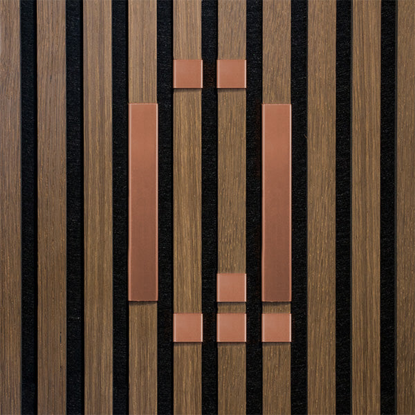 Bogstav til akustikpanel Kobber Q