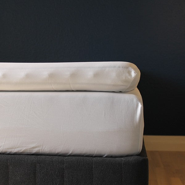 By Skagen kuvertlagen percale 90x200x10 cm hvid