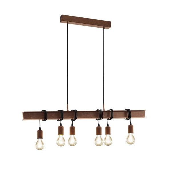 Townshend 1 loftlampe langbord 6L rust