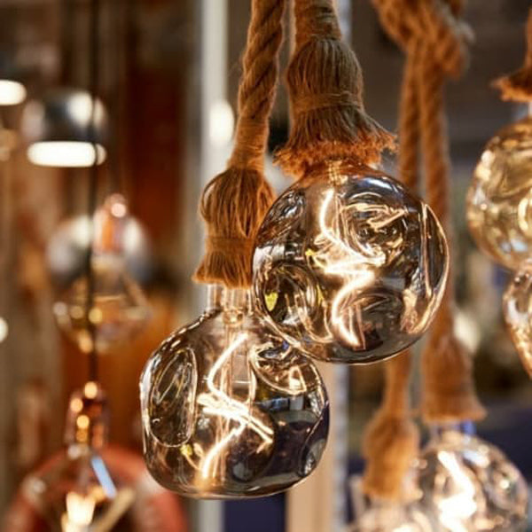 LED Pære 3W stone one mørktonet glas