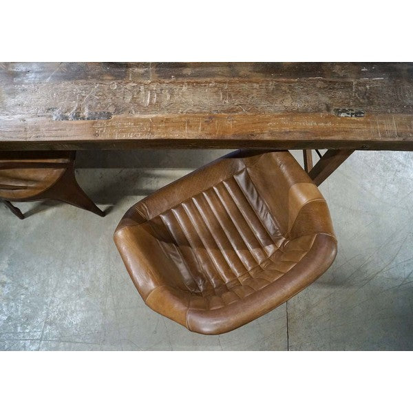 Icon læder loungestol med armlæn 82x61x48 cm