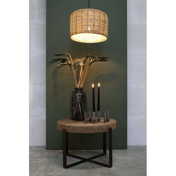 Natura loftlampe i naturfarvet bambus 25x39x39 cm