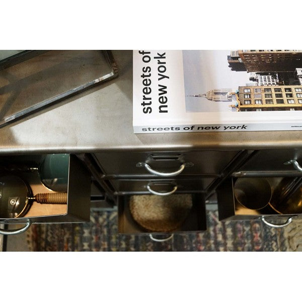 Saga kommode - 9 skuffer 87x87x31 cm