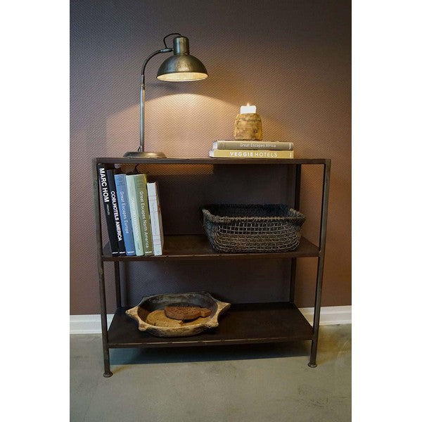 Seattle lav industriel reol - jern 90x90x35 cm