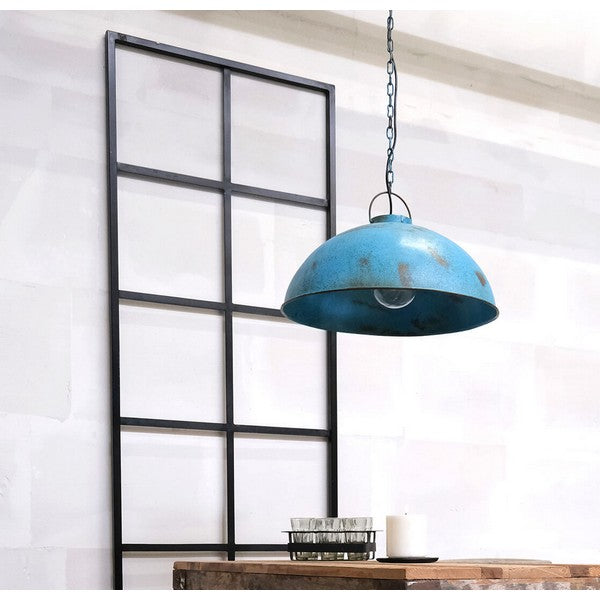 Thormann loftlampe - antik blå 30x52x52 cm