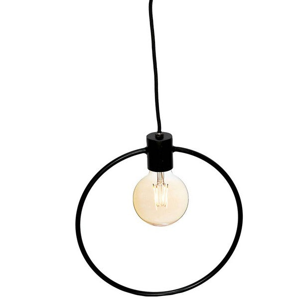 Oslo loftlampe i et enkelt design - sort 33x31x5 cm