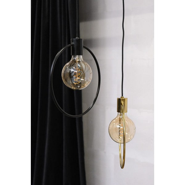 Oslo loftlampe i et enkelt design - sort 33x31x5 cm