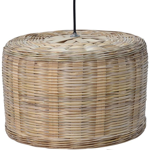 Natura loftlampe i naturfarvet bambus 25x39x39 cm
