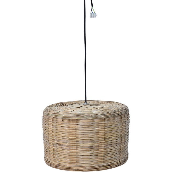 Natura loftlampe i naturfarvet bambus 25x39x39 cm