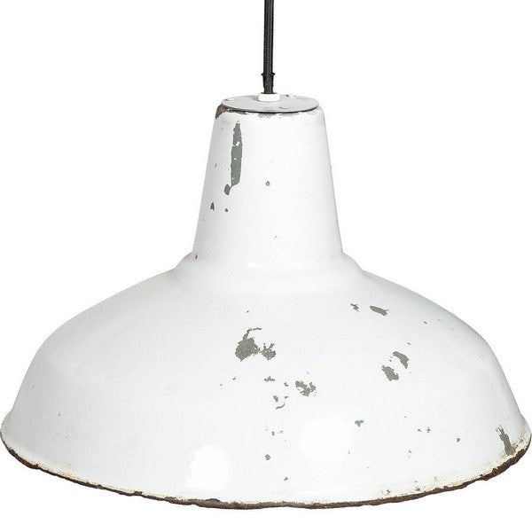 Gammel fabrikslampe 23x36x36 cm