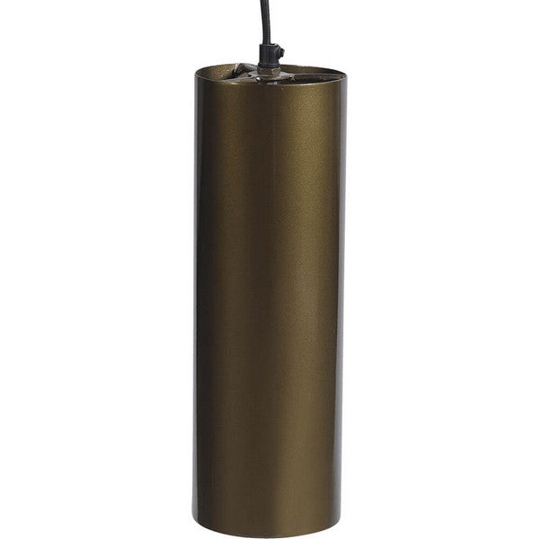 Jonah cylinderformet lampe S - antikmessing 31x10x10 cm