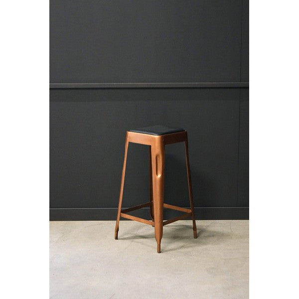 Copenhagen høj skammel - kobber 69x35x35 cm