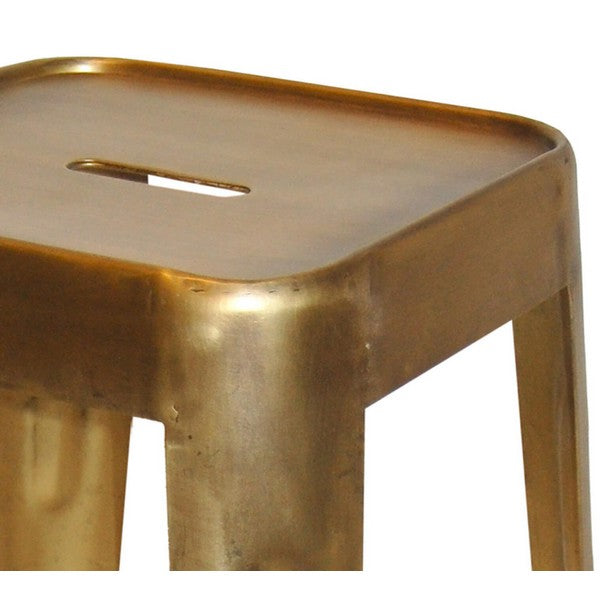 Copenhagen høj skammel - messing 69x35x35 cm