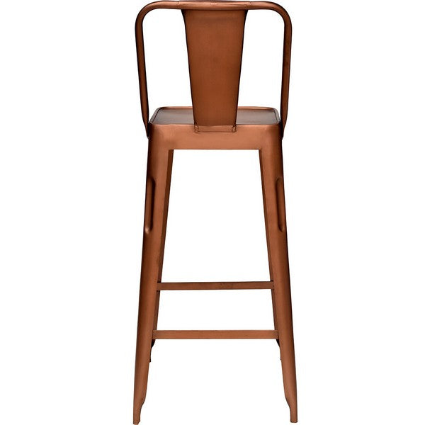 Copenhagen barstol - antikkobber 105x36x36 cm