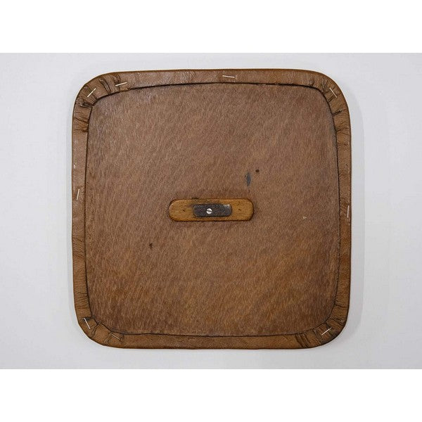 Sitt stolehynde i brun til høj skammel 2x27x27 cm