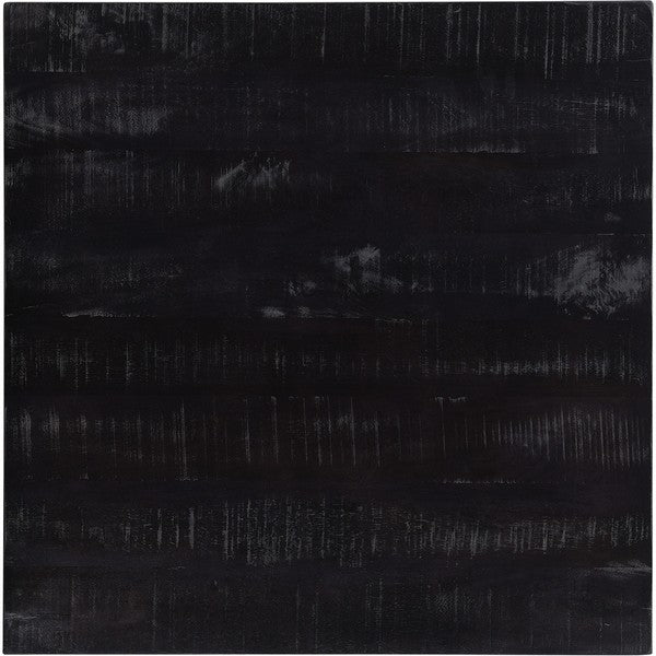 Clint kvadratisk bordplade i sortmalet mangotræ - M 3x70x70 cm