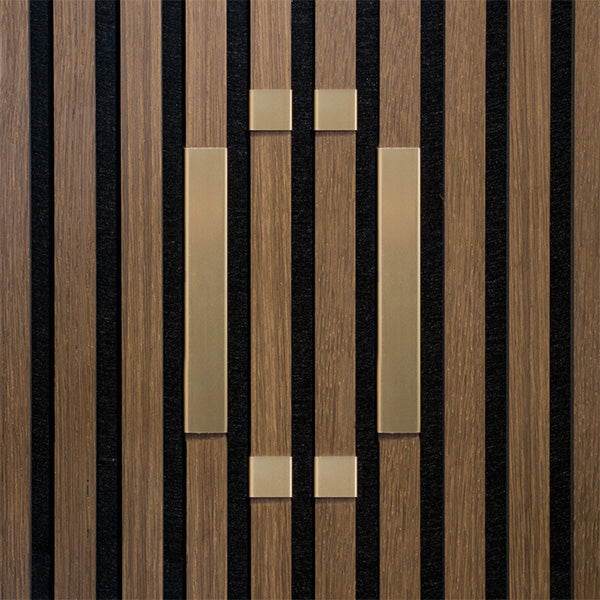 Bogstav til akustikpanel Messing O