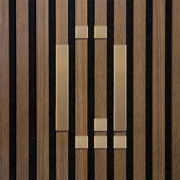 Bogstav til akustikpanel Messing Q