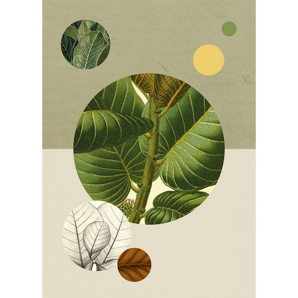 Plakat Grøn struktur - 50x70 cm