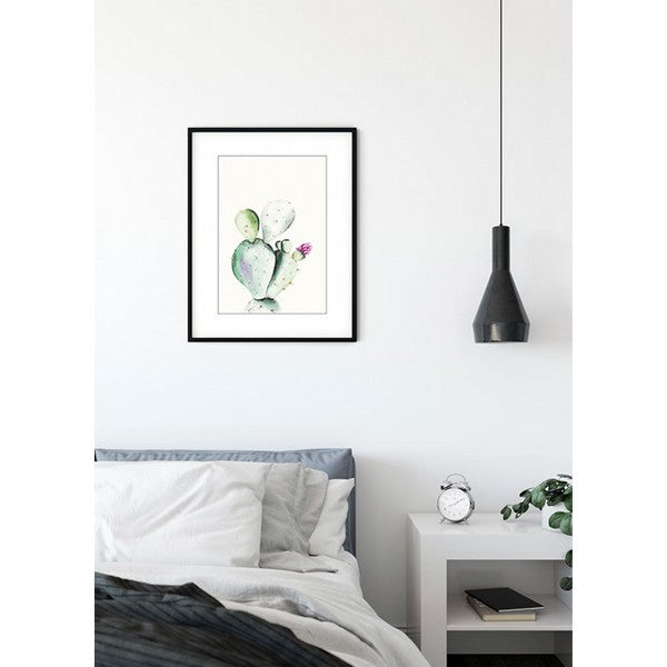 Plakat Stikkende pære kaktus - 40x50 cm